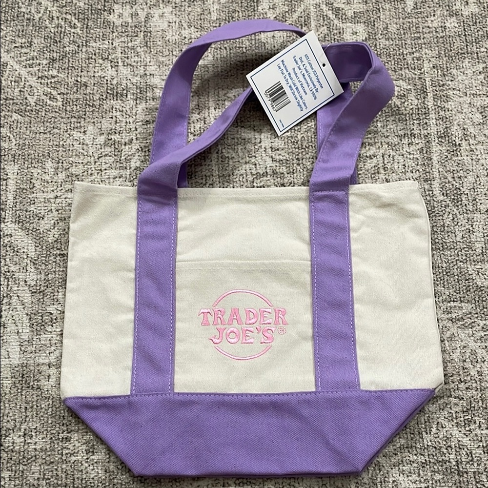Trader Joe’s Purple Mini Tote Bag
